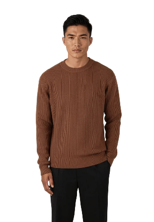 Ciszere Eddie Knitted Sweater Tröjor Herr Orange L