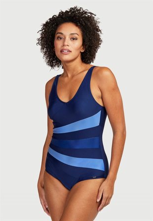 Cellbes of Sweden - Badedrakt i blå for damer i størrelse 56