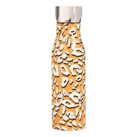 Ted Baker, Botiga Leopard Printed Water Bottle Geel, Dames, Maat:ONE Size
