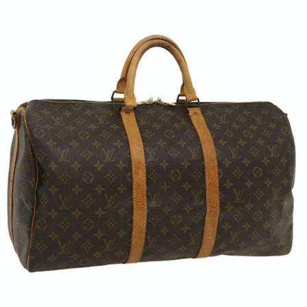 Louis Vuitton Vintage, Pre-owned Keepall Bag Bruin, Dames, Maat:ONE Size
