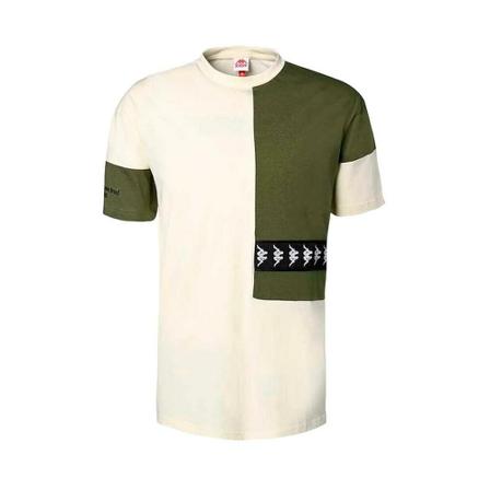 Kappa, T-Shirts Beige, Heren, Maat:XL