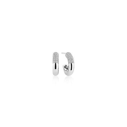 Sif Jakobs, Earrings Cannara Piccolo Grijs, Dames, Maat:ONE Size,Zilver