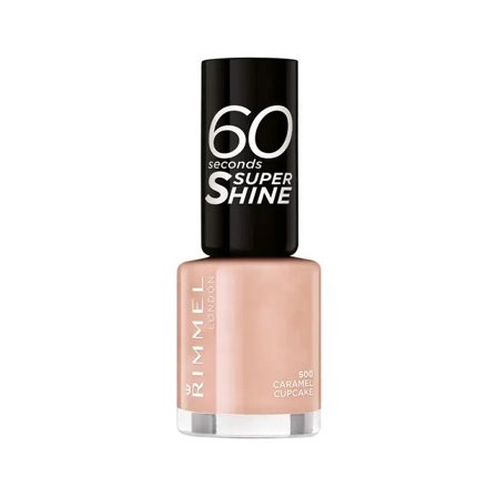 Rimmel Smalto 60 Seconds Super Shine Tonalità 500 Caramel Cupcake