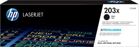 HP 203X svart original LaserJet-tonerkassett med hög kapacitet, 190781107125
