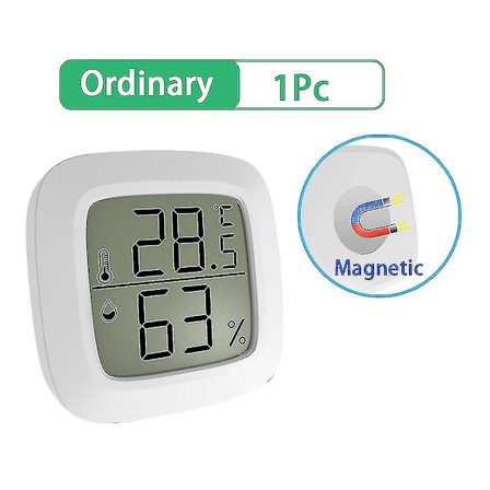 Mini Innendørs Magnetisk Termometer LCD Digital Temperatur Fuktighetsføler Termometer Hjem Rom Hygrometer Måler Værsentral