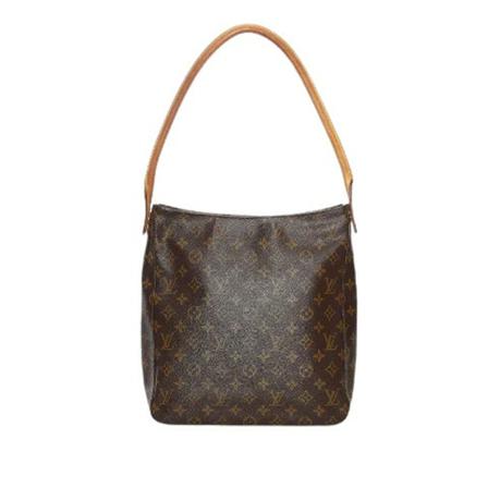 Louis Vuitton Vintage Pre-ownedCanvaslouis-vuitton-Tass , Bruin , Dames , Maat: ONE Size Vintage Tassen