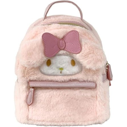 Söt Tjej Plyschväska Ryggsäckar För Skolan, 3d Kawaii Djur Tecknad Skolväska För Tjej Bokväska Skolmaterial, Rosa Kanin Rosa Kanin-my Melody -