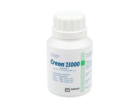 Creon 25000 Enterokapsler, 100 stk.