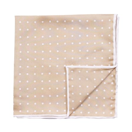 Amanda Christensen Pocket Square Accessoarer Herr Beige ONESIZE
