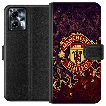 Kompatibelt Lommeboketui til Motorola Moto G13 Manchester United
