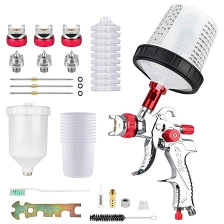 Spray pistol Hem Automatisk Färg Spray pistol Verktyg 600ml Nej Ren Engångs Mät Mugg 10 bitar