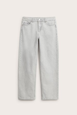 Kappahl | Baggy jeans mid waist | Vaaleanharmaa