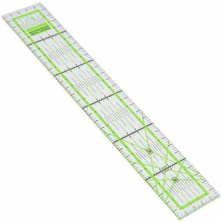 Sy lineal med syværktøj lavet af meget transparent akryl til quiltning DIY personlig (30cm)