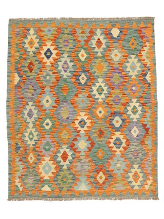 Kilim Afghan Old Style Rug 158X188 Wool, Afghanistan