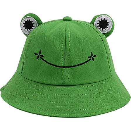 Frog Bucket Hat Söt Hopfällbar För Fiskevandring Camping