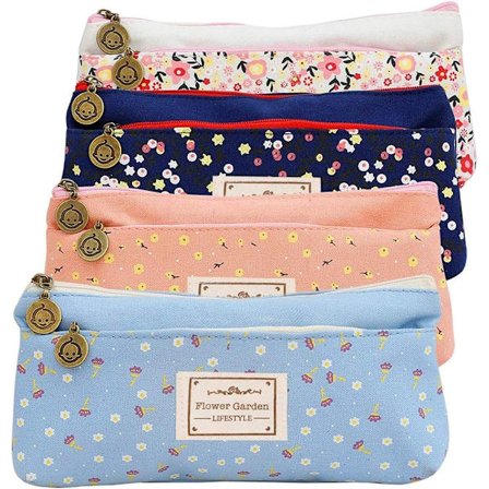 Pack Canvas Pen Case, Pen Bag för förvaring av pennor