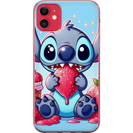 Yhteensopiva Puhelinkuori Apple iPhone 11 Stitch mansikka