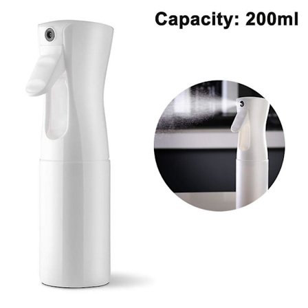 Hair Spray Bottle, Fine Mist Sprayer, 200ml Salon Spray Hair Mister