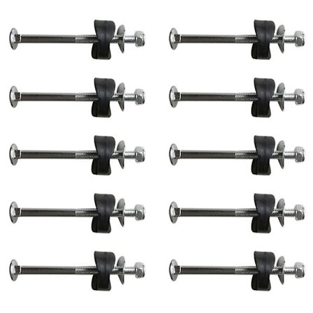 24 stk. Trampolin skruer, galvaniserede stålskruer, skrue møtrik sæt, trampolin bundsæt skruer [DB]