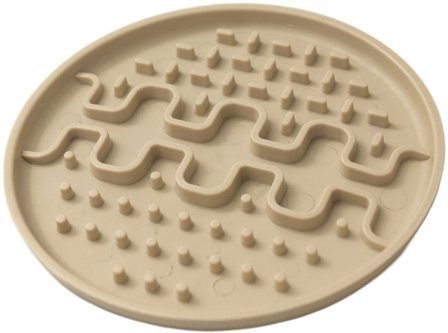 Fiboo Lollipop Mini ruokamatto, 13 cm, beige