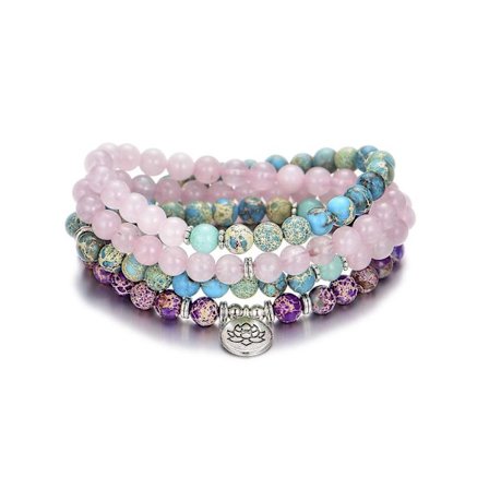 Six South Jooga Meditaatio 108 Tiibetin 8mm Luonnonkivi Rukoushelmet Mara Kääre Ranneke Kaulakoru