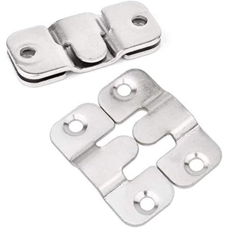 Billedrammekrog, møbelkonnektor, planmonteringsbeslag, vægmonteret S