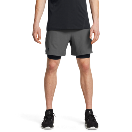 Under Armour Vanish Woven 2-i-1 Shorts Grå