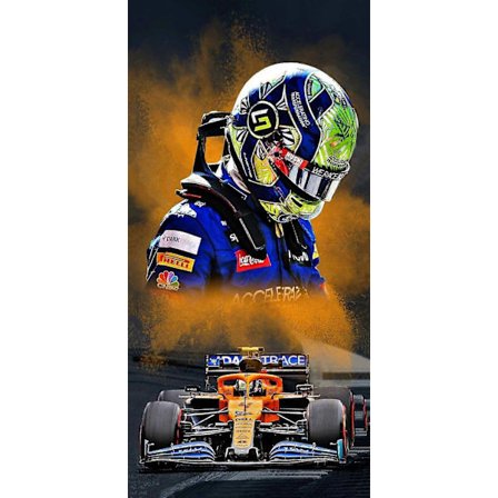 Lando Norris Puslespil 300/500/1000 Brikker til Voksne - Træpuslespil - Unik Feriegave Egnet til Teenagere og Voksne{YFL}