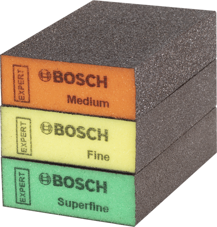 Bosch Expert S471 Slipesvampsett 3 deler, Maskintilbehør & forbruk