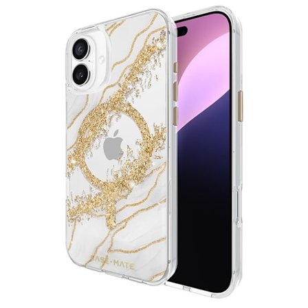 Beskyttelsesetui - CASE-MATE - Mate Karat - iPhone 16 Plus - Granit - Semi-rigid