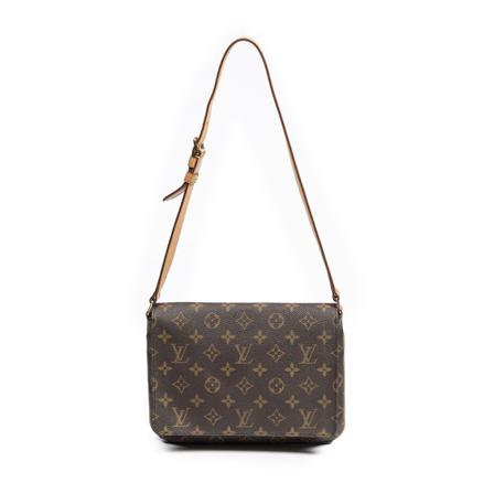 Louis Vuitton Vintage, Pre-owned Shoulder Bags Bruin, Dames, Maat:ONE Size,Canvas