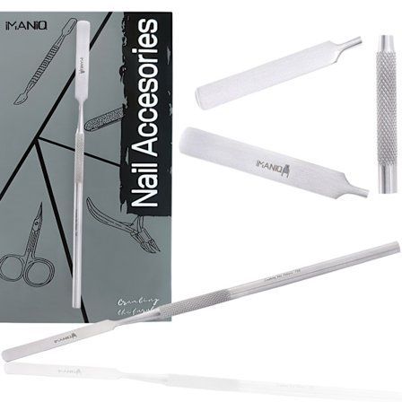 Verktyg spatel sked för att ta bort pormaskar finnar akne rostfritt stål för SPA-salong silver