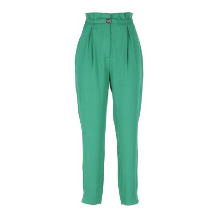 Moschino, Tapered Trousers Zielony, Kobieta, Rozmiar: XS