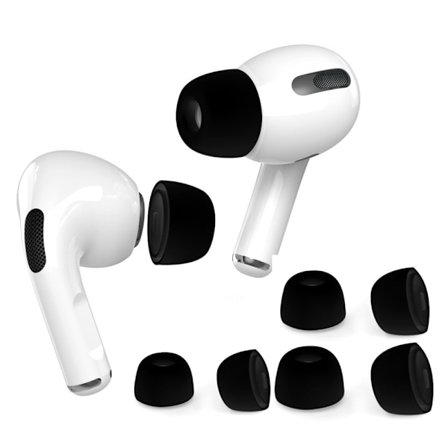 AHASTYLE AirPods Pro 2/AirPods Pro Öronpluggar 3-PACK Svart