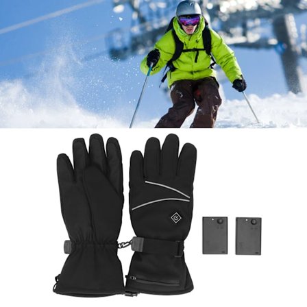 Lämmitetyt hanskat Hiihto Lumilautailu Sähkökäyttöiset Akulla Lämmitetyt Hanskat 3 Lämmitystasolla Hiihto Miehille Naisille L