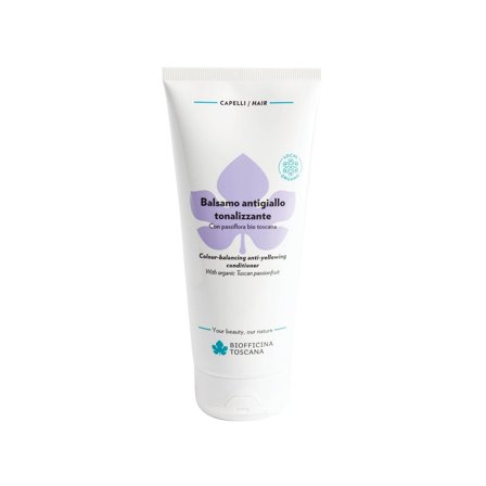 Biofficina Toscana Linea Antigiallo Tonalizzante Balsamo Antigiallo Tonalizzante 200ml - Balsamo Protezione Colore Capelli