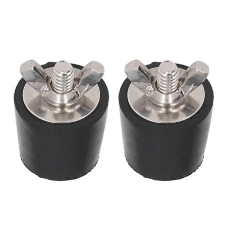 2 stk. gummipropper for svømmebasseng, vinteriserende koniske plugger, svømmebassengtilbehør 25 mm