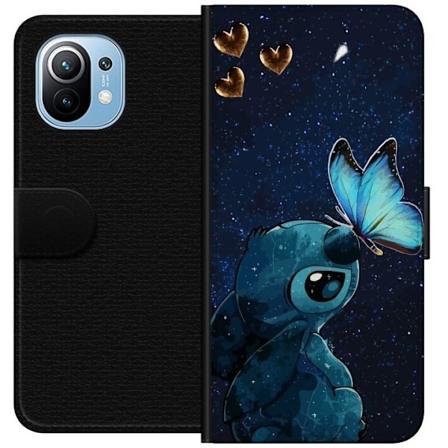 Xiaomi Mi 11 Tegnebogsetui Stitch sommerfugl