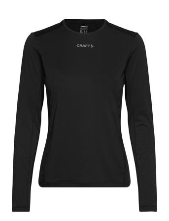 Adv Essence Ls Tee 2 W Sport Sport Clothing Sports Tops & T-shirts Sport Long Sleeve Tops Black Craft