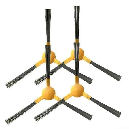 4X Støvsuger Dele Sidebørster Til Mamibot Exvac660 Elektriske Apparater