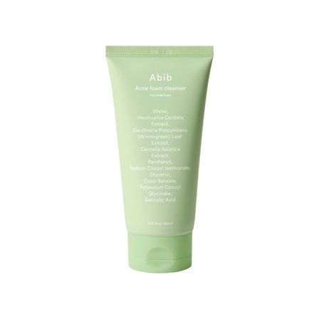 ABIB Viso Acne Foam Cleanser Heartleaf Foam 150ml - Gel detergente