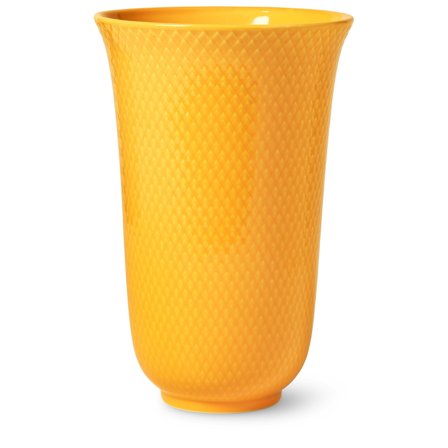 Lyngby porcelæn Rhombe Color vase, 20 cm, gul | KitchenOne