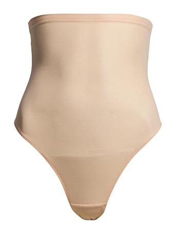Hi Waist Thong Lingerie Shapewear Bottoms Beige Magic Bodyfashion