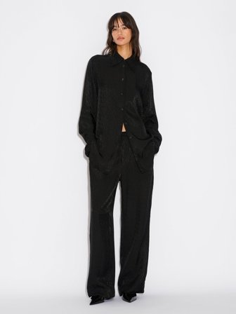 Holzweiler Luka Monogram Trousers - Black - Women's - Extra Large