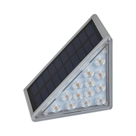 Trappe solcellelamper, IP67 vandtætte solcellelamper, udendørs LED trappelamper, (hvid)