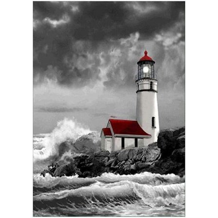 5D timanttimaalaus Majakka 30x40cm Tyyli 15