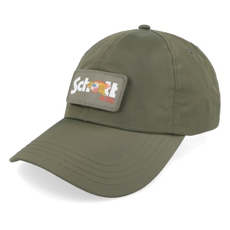 Von Dutch - Vert unconstructed Casquette - Schott Patch Dark Green Dad Cap @ Hatstore