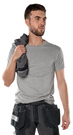 Fristads Herr Acode T-shirt 1911 BSJ, Ljusgrå