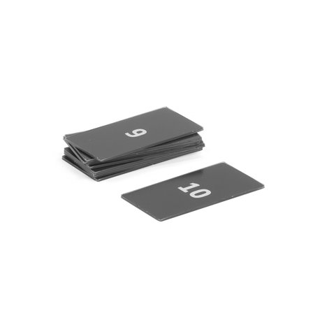 Nummerierung CREATE, 1-10, schwarz