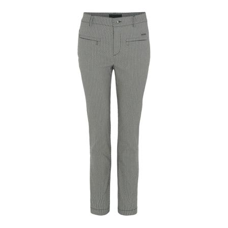 C.Ro, Lina 7/8 W. Zip Jacquard Bukser 6841/4209 Szary, Kobieta, Rozmiar: 4XL